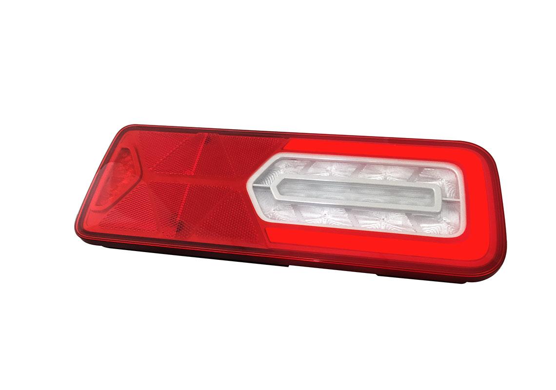 Rear lamp LED GLOWING Right 12V, additional conns, reflector